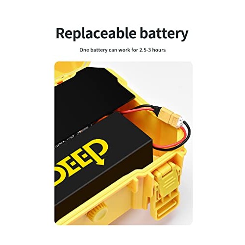 DIDEEP Diving Ventilator, Portable Rechargeable Scuba Diving Tank,...