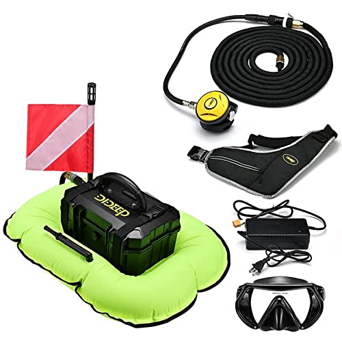 DIDEEP Diving Ventilator, Portable Rechargeable Scuba Diving Tank,...