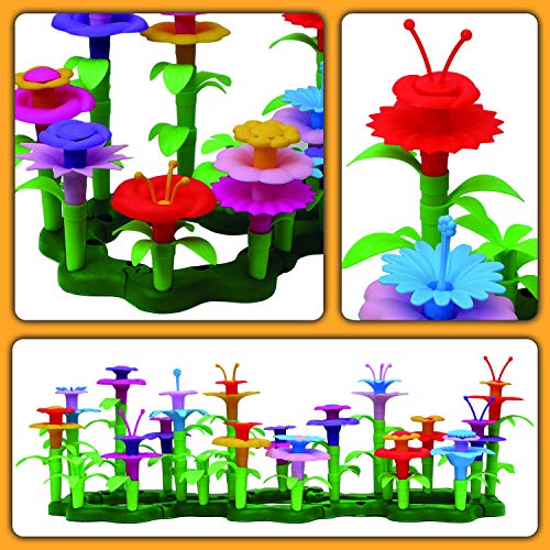 Flower Garden Toddler Toys for Building – Educational Montessori, ...
