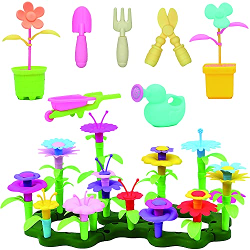 Flower Garden Toddler Toys for Building – Educational Montessori, ...