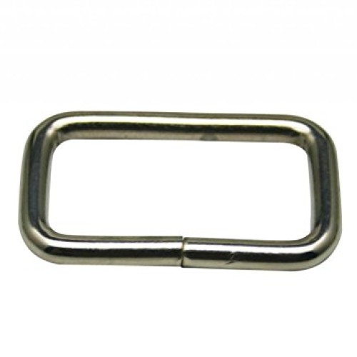 Generic Metal Silvery Rectangle Buckle 2 X 0.85 Inside Dimension...