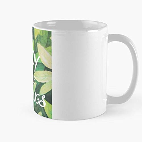 Zen Ladybug Laugh Nature Enjoy Love Live I FSGdesign- White marble...