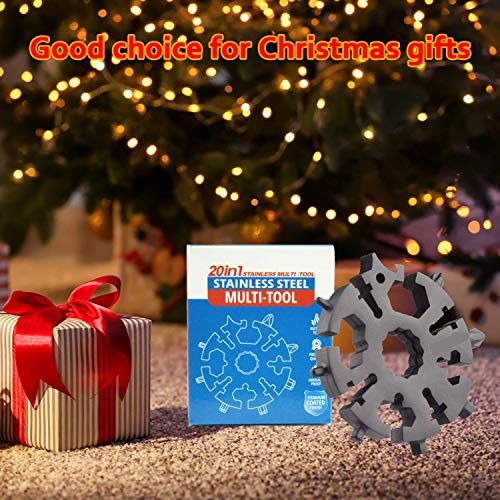 20 in 1 stainless steel Snowflake multi-function tool portable mul...