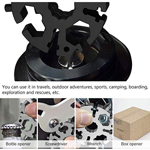 20 in 1 stainless steel Snowflake multi-function tool portable mul...