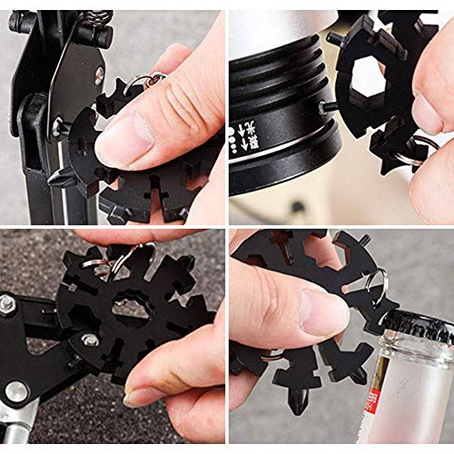 20 in 1 stainless steel Snowflake multi-function tool portable mul...