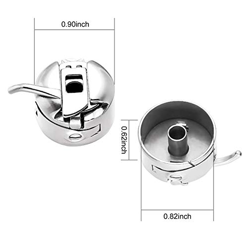 2 PCS Sewing Machine Bobbin Case,Tension Adjustable Bobbin Case P...