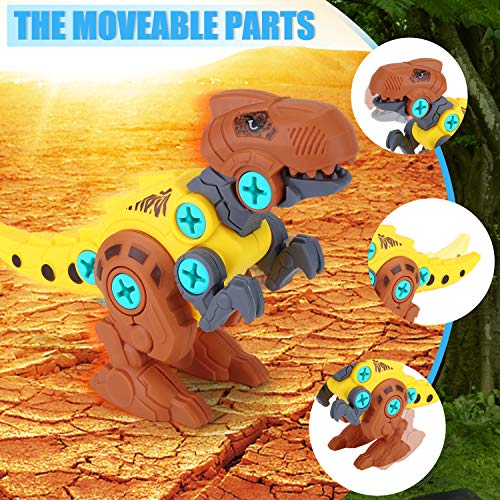Generies Dinosaur Toys for 3 4 5 Year Old Boys, Take Apart Constru...