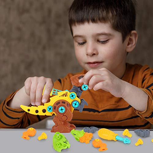 Generies Dinosaur Toys for 3 4 5 Year Old Boys, Take Apart Constru...