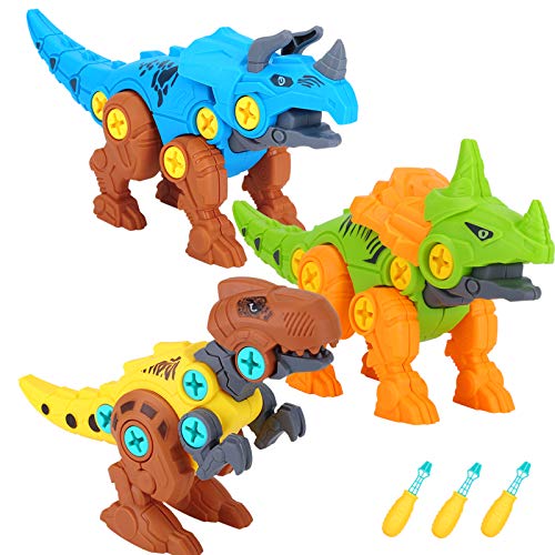 Generies Dinosaur Toys for 3 4 5 Year Old Boys, Take Apart Constru...