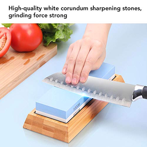 knife sharpening stone set，No cracking whetstone 1000/6000,knives...