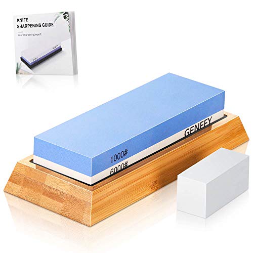 knife sharpening stone set，No cracking whetstone 1000/6000,knives...