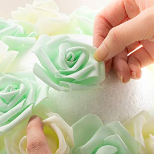 Genie Crafts Half Foam Ball - 2-Piece Smooth Round Polystyrene Sem...