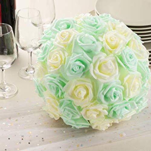 Genie Crafts Half Foam Ball - 2-Piece Smooth Round Polystyrene Sem...