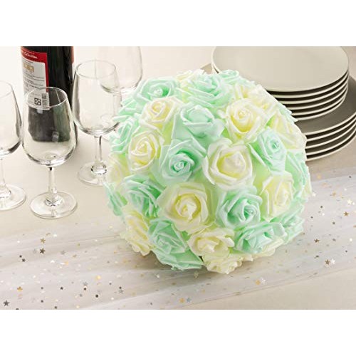 Genie Crafts Half Foam Ball - 2-Piece Smooth Round Polystyrene Sem...