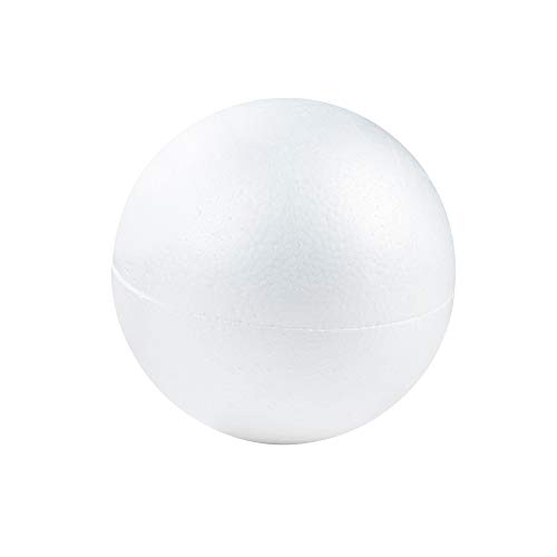 Genie Crafts Half Foam Ball - 2-Piece Smooth Round Polystyrene Sem...