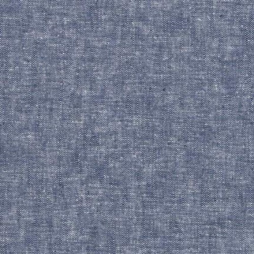 Denim Linen Essex Yarn Dyed, Exxes, Backing, Quilting Fabric, Appa...