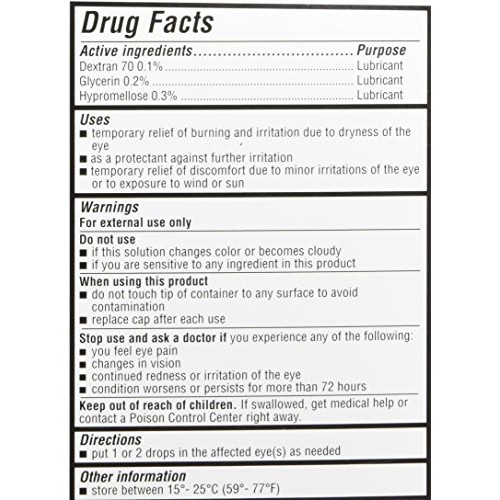 GenTeal Tears Lubricant Eye Drops, Moderate Liquid Drops, Twin Pac...
