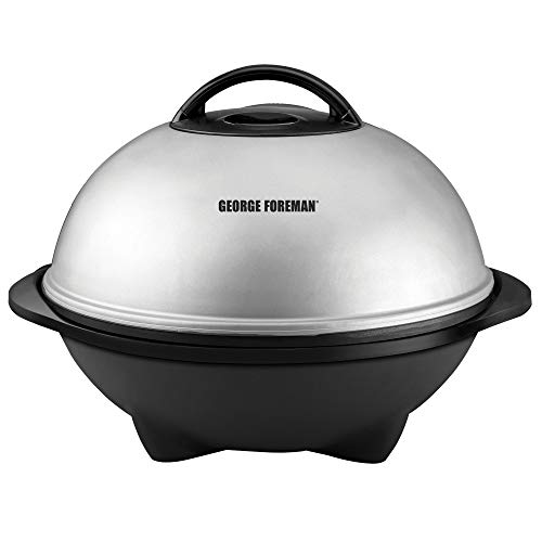 George Foreman 12+ Servings Upto 15 Indoor/Outdoor Electric Grill,...