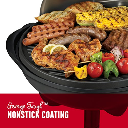 George Foreman 12+ Servings Upto 15 Indoor/Outdoor Electric Grill,...