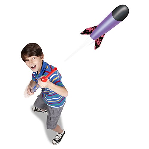 Geospace Mini Pump Rocket - Soft, Safe Foam Flying Rocket Launcher
