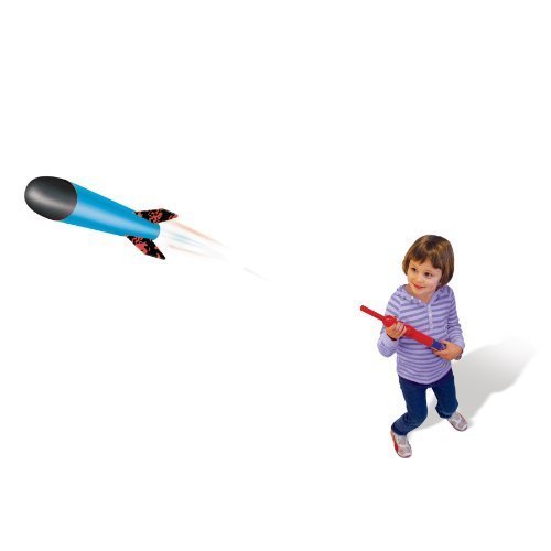 Geospace Mini Pump Rocket - Soft, Safe Foam Flying Rocket Launcher