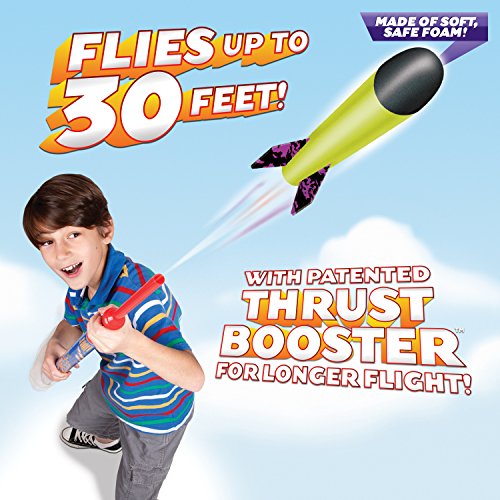Geospace Mini Pump Rocket - Soft, Safe Foam Flying Rocket Launcher