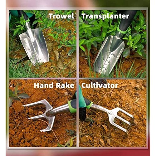 Garden Tools Set,Gardening Tools for Woman Gardening Kit 11 Pieces...