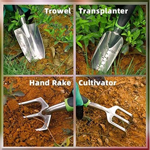 Garden Tools Set,Gardening Tools for Woman Gardening Kit 11 Pieces...