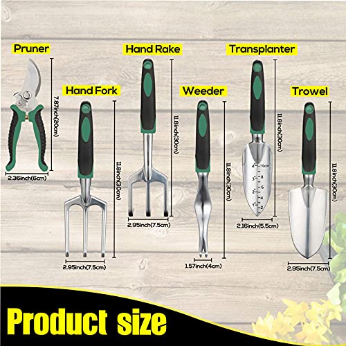 Garden Tools Set,Gardening Tools for Woman Gardening Kit 11 Pieces...