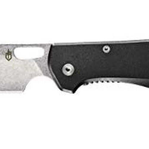 Gerber Flatiron - Folding Cleaver Pocket Knife - Aluminum Grey Han...