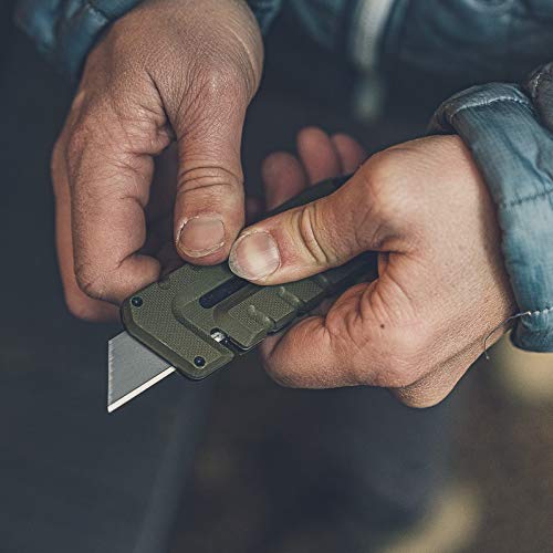 Gerber Prybrid Utility, Pocket Utility Knife with Prybar, Grey 31...
