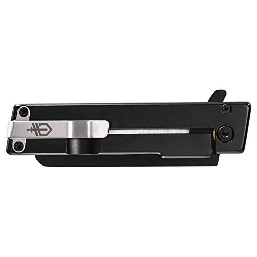 Gerber Quadrant, Straight Edge Flipper Knife with Pocket Clip, Whi...