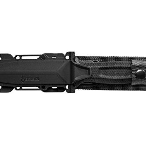 Gerber StrongArm Fixed Blade Knife with Fine Edge - Black
