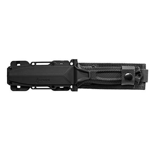 Gerber StrongArm Fixed Blade Knife with Fine Edge - Black