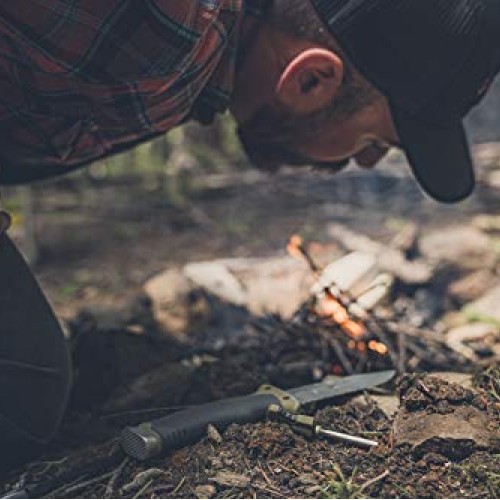 Gerber Ultimate Knife, Fixed Blade Survival Knife with Firestarter...