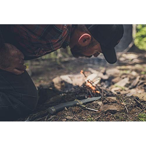 Gerber Ultimate Knife, Fixed Blade Survival Knife with Firestarter...