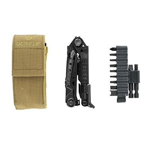 Gerber Center-Drive Black Multi-Tool with M4 Bit Set and a Coyote ...