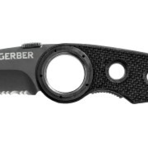 Gerber Remix Tactical Knife, Serrated Edge 30-000433,Black