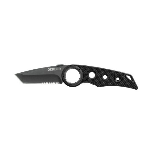 Gerber Remix Tactical Knife, Serrated Edge 30-000433,Black