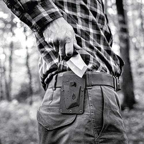 Gerber TRI-Tip, Mini Cleaver Fixed Blade Knife with Sheath, Green ...