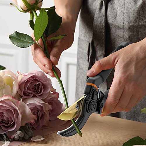 Premium Bypass Pruning Shears for your Garden - Heavy-Duty, Ultra ...