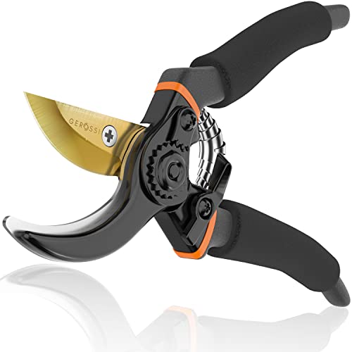 Premium Bypass Pruning Shears for your Garden - Heavy-Duty, Ultra ...