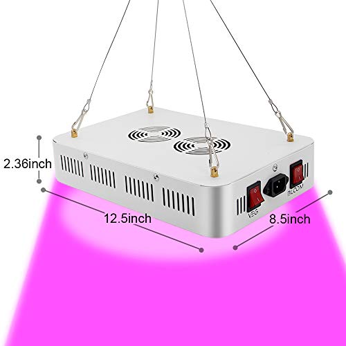 New Upgrade 1000W LED Grow Light, Dual Switch & Dual Chips Full Sp...