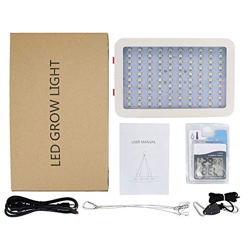 New Upgrade 1000W LED Grow Light, Dual Switch & Dual Chips Full Sp...