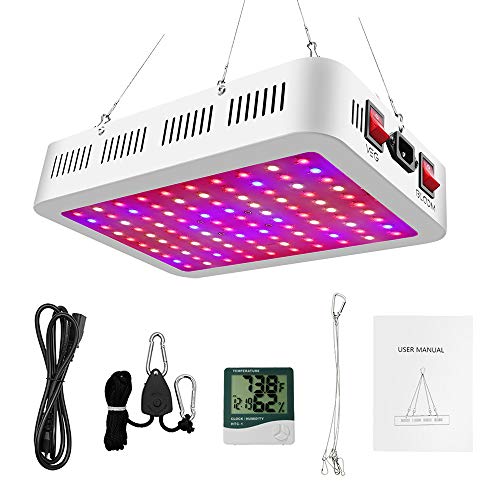 New Upgrade 1000W LED Grow Light, Dual Switch & Dual Chips Full Sp...