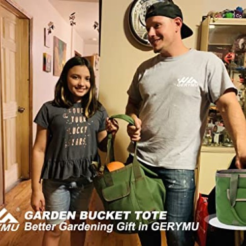 Garden Tools Bucket Bag,Gardening Organizer Tote for 5 Gallon Buck...