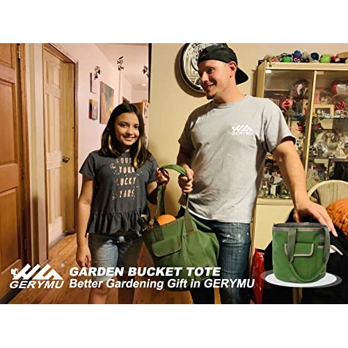 Garden Tools Bucket Bag,Gardening Organizer Tote for 5 Gallon Buck...