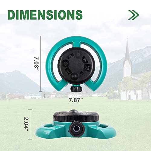 Gesura Lawn Sprinkler, Water Sprinkler for Lawn, Sprinklers for Ya...