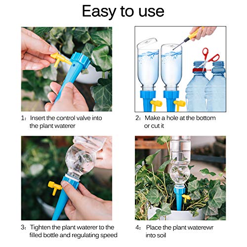 Plant Waterer, Self Watering Spikes, Plant Watering Devices With S...