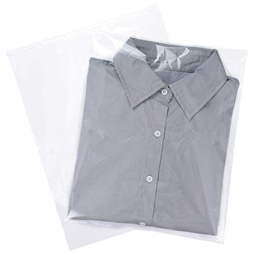 4 Size 240 Pieces Clear Plastic Bags, Resealable Cellophane Cello ...